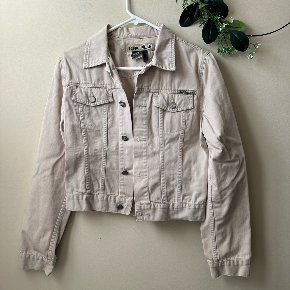 BONGO Women's Light Khaki Jean Jacket